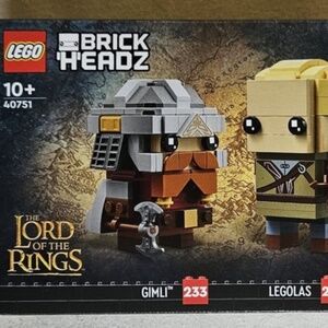 LEGO BRICK'H'EAD 40751 "Legolas & Gimli" The Lord of the Rings UNOPENED.